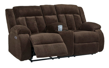 Observation Power Reclining Loveseat with Console