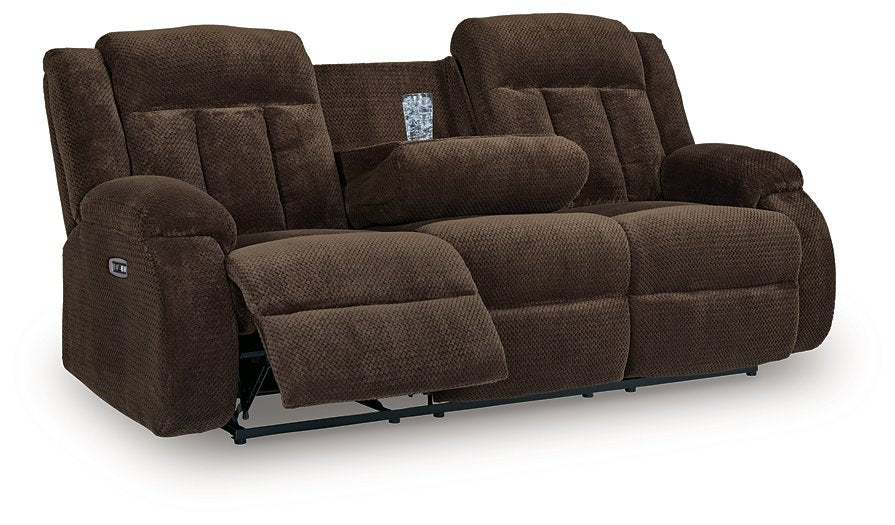 Observation Power Reclining Sofa with Drop Down Table