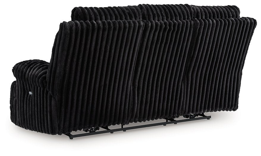 Rhine Falls Power Reclining Sofa with Drop Down Table