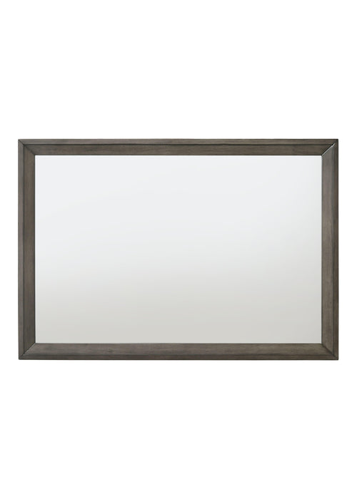 Escher Gray Oak Mirror