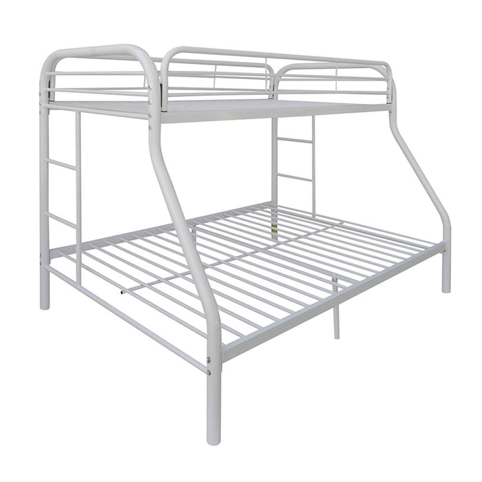 Tritan White Bunk Bed (Twin/Full)