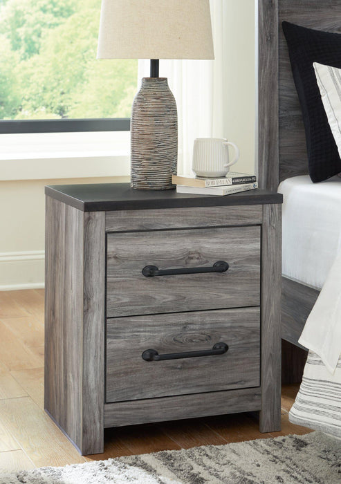 Bronyan Dark Gray Nightstand