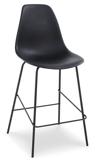 Forestead Black Counter Height Bar Stool