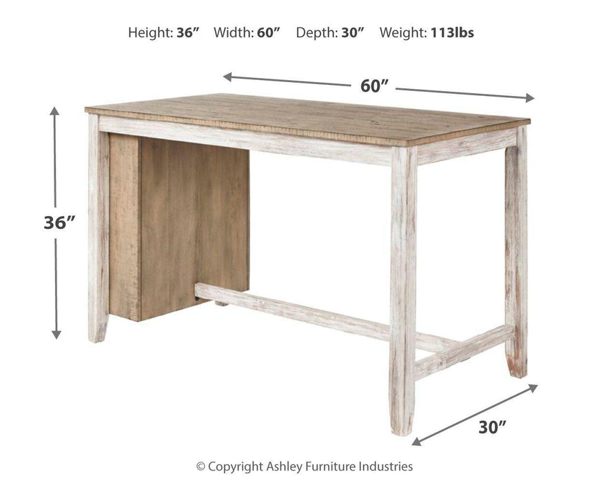 Skempton - Rect Counter Table W/storage
