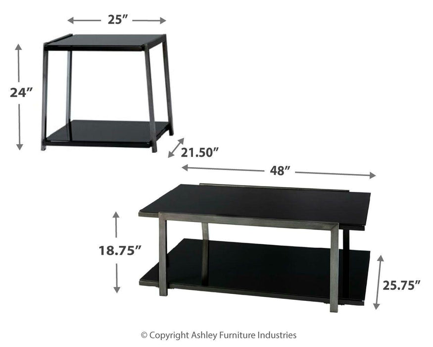 Rollynx - Occasional Table Set (3/cn)