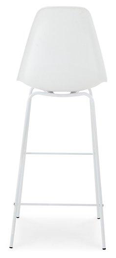 Forestead White Bar Height Bar Stool (Set of 2)