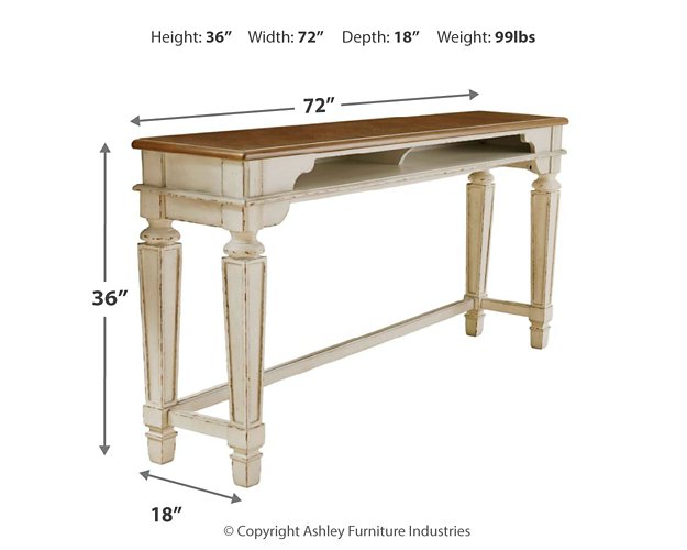 Realyn 5-Piece Counter Height Dining Package