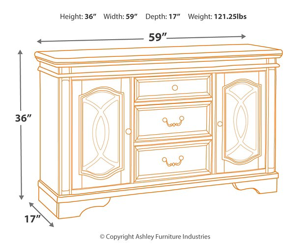 Realyn 8-Piece Dining Package