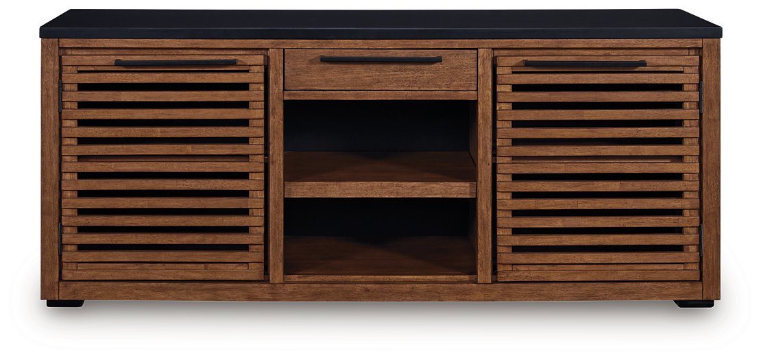 Kallari Credenza with Desk Return