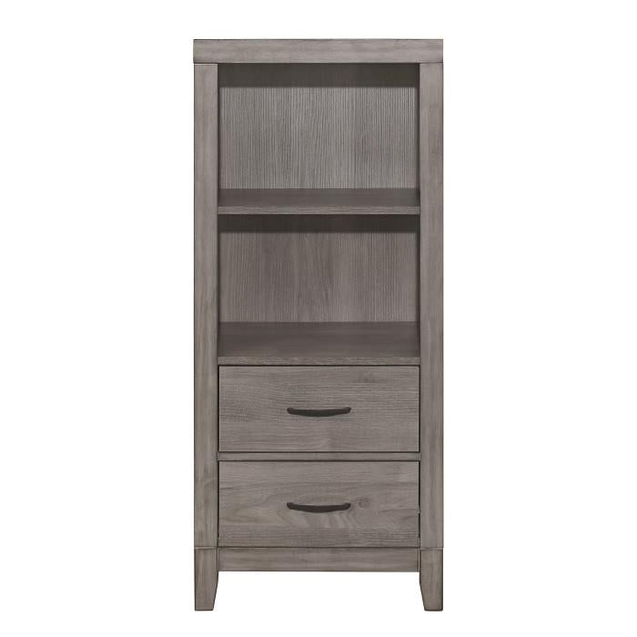 Woodrow Pier/Tower Nightstand in Gray 2042NB-10