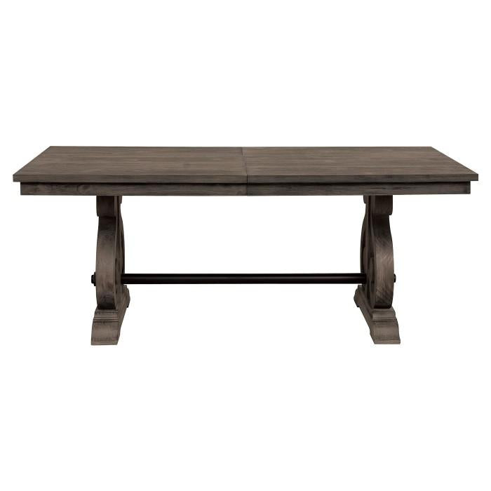 Toulon Dining Table in Dark Pewter 5438-96*
