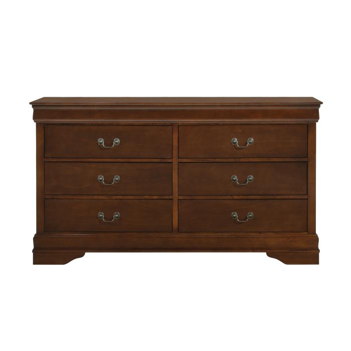 Homelegance Mayville Brown Cherry Dresser | Ornate Home Homelegance Mayville Brown Cherry Dresser | Ornate Home