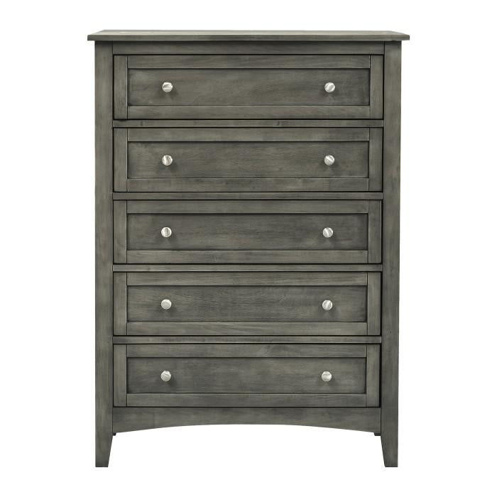 Garcia 5 Drawer Chest in Gray 2046-9