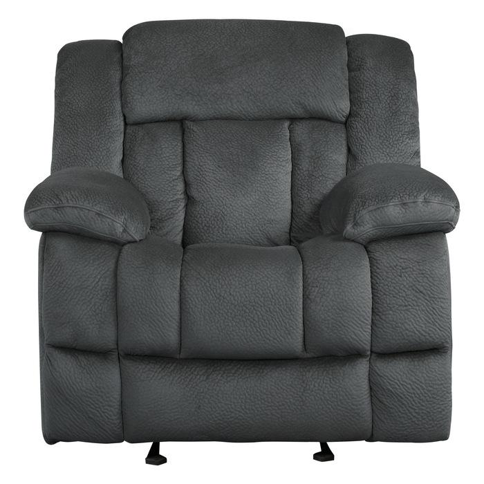 Laurelton Glider Reclining Chair in Charcoal 9636CC-1