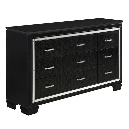 black dresser for sale Allura Dresser in Black 1916BK-5