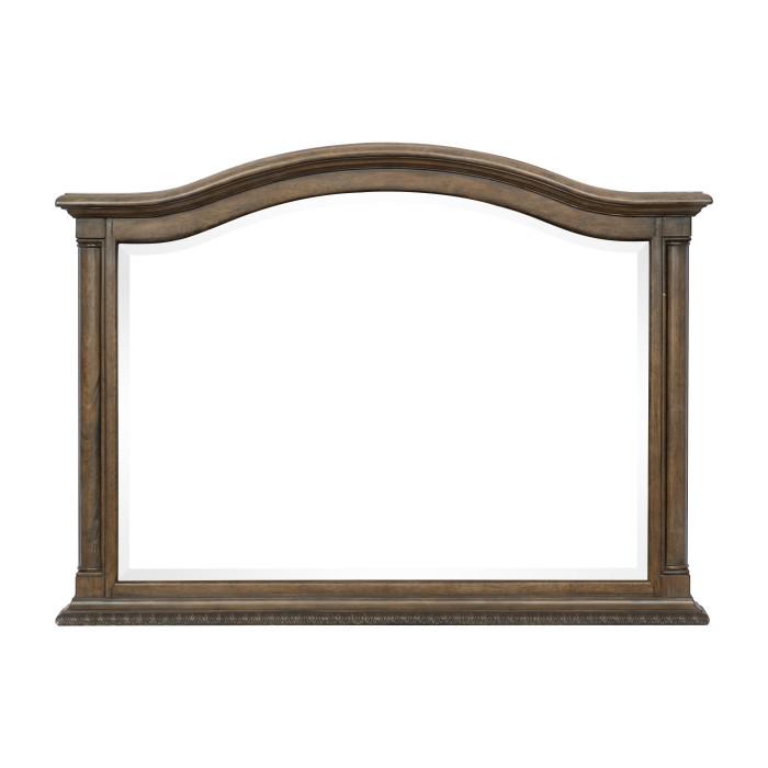 Rachelle Mirror in Weathered Pecan 1693-6