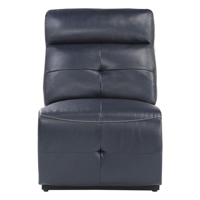 Avenue Armless Reclining Chair in Navy 9469NVB-AR