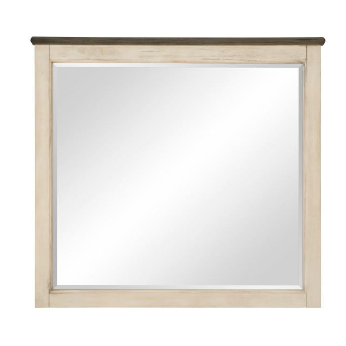 Weaver Mirror in Antique white 1626-6