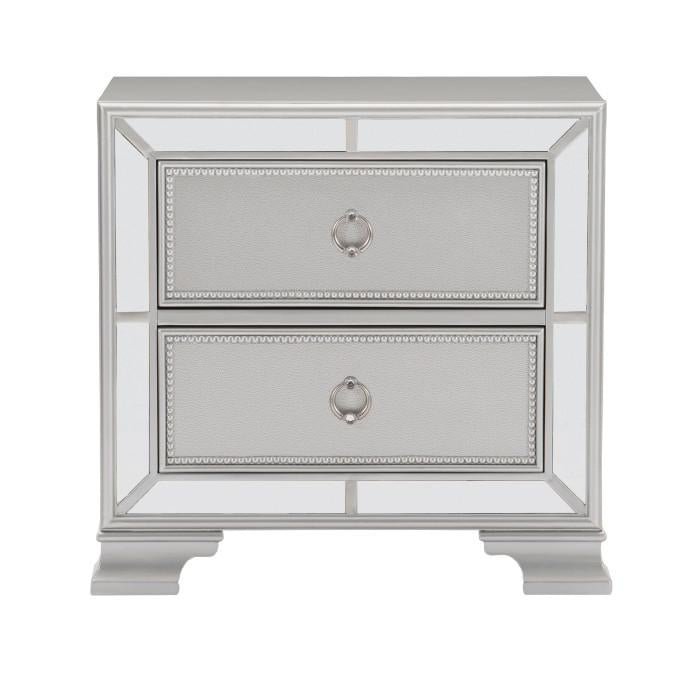 Avondale Nightstand in Silver 1646-4