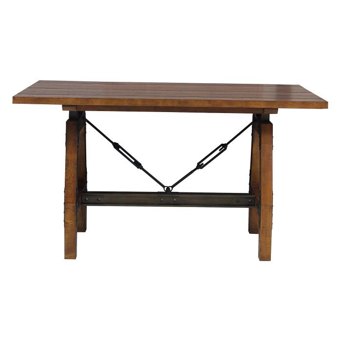 Holverson Counter Height Table in Rustic Brown 1715-36