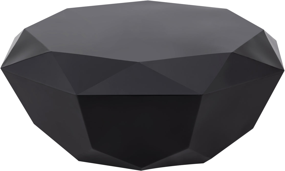 Gemma Matte Black Coffee Table