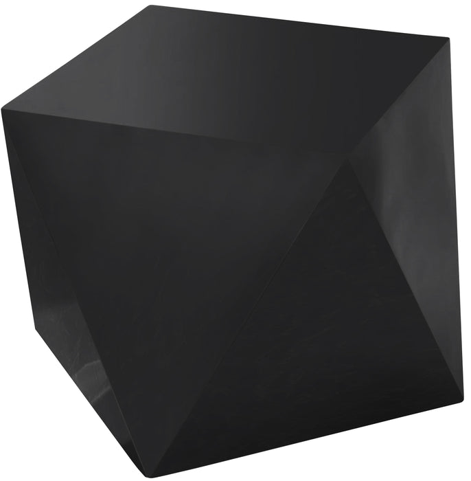 Gemma Matte Black End Table