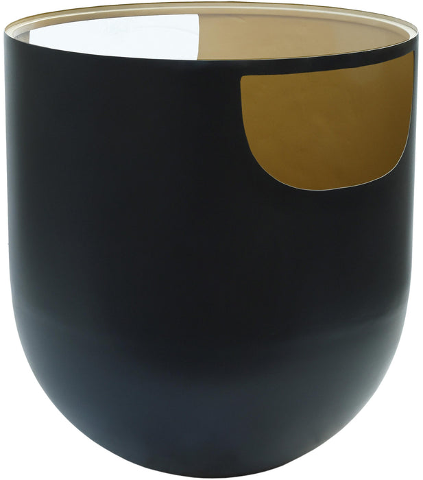 Doma Black / Gold End Table