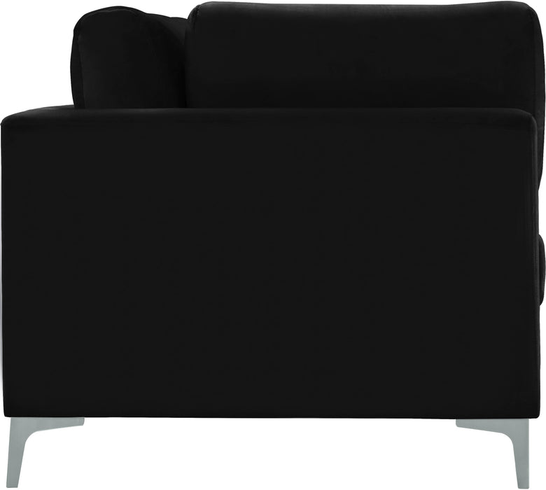 Julia Black Velvet Modular Sofa