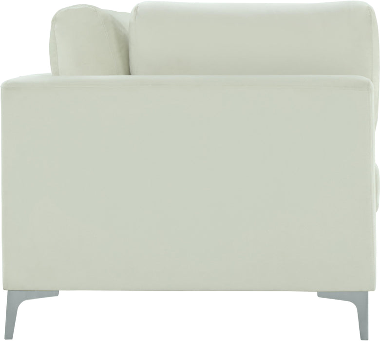 Julia Cream Velvet Modular Sofa (3 Boxes)