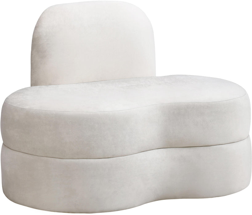 Mitzy Cream Velvet Chair