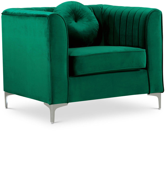 Isabelle Green Velvet Chair