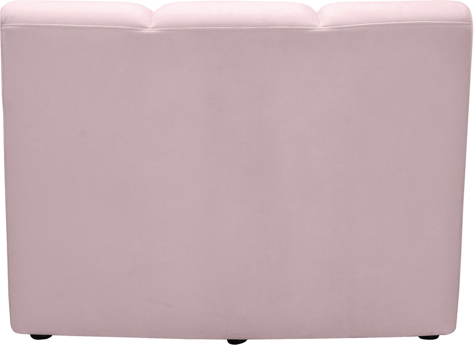 Infinity Pink Velvet Modular Chair