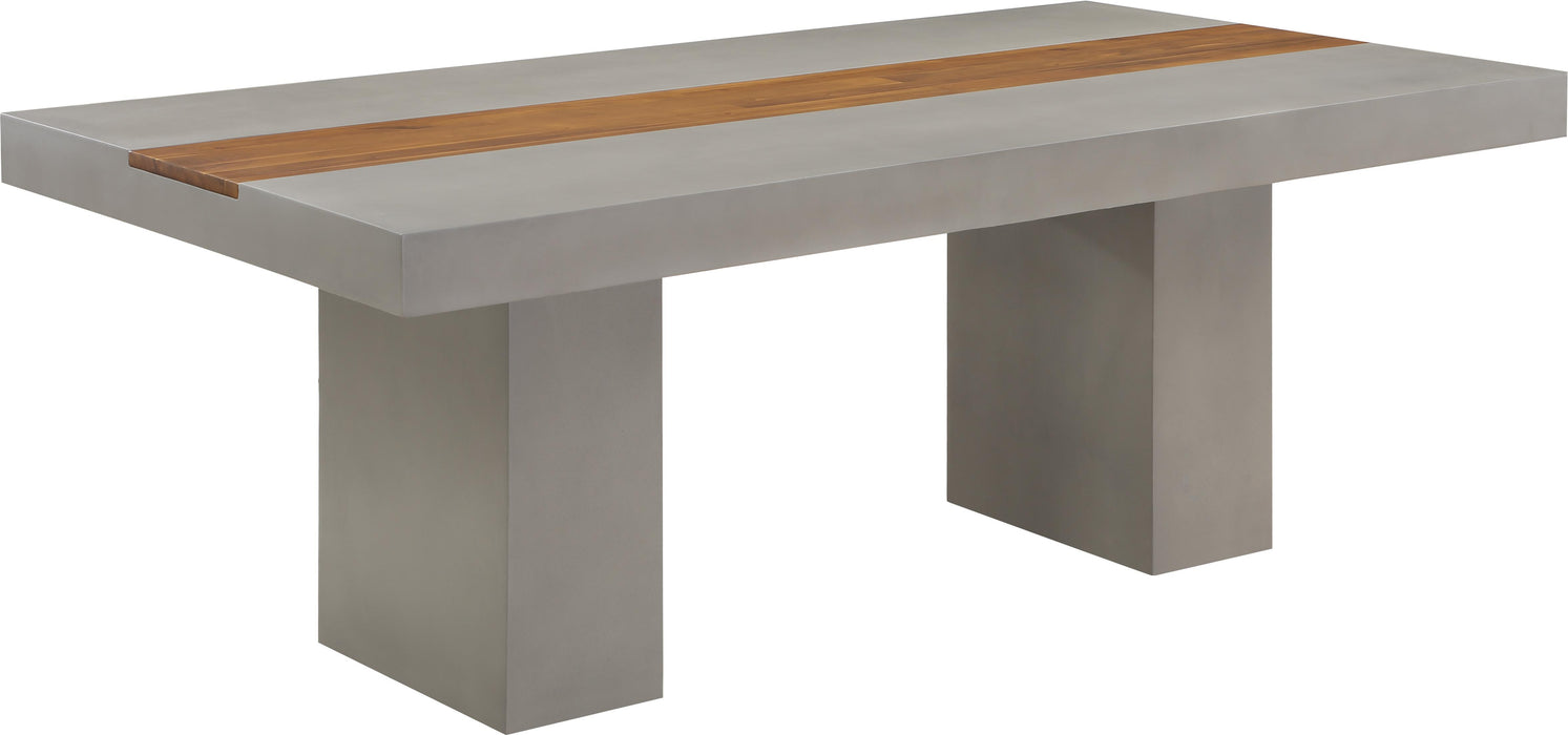 Rio Light Grey Concrete Cement Dining Table (3 Boxes)
