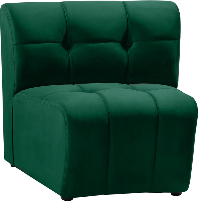 Limitless Green Velvet Modular Chair