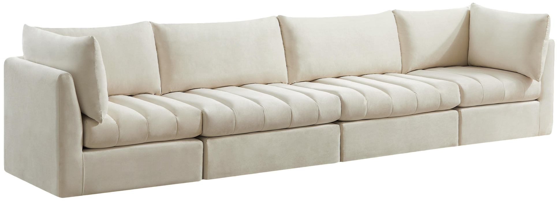 Jacob Cream Velvet Modular Sofa