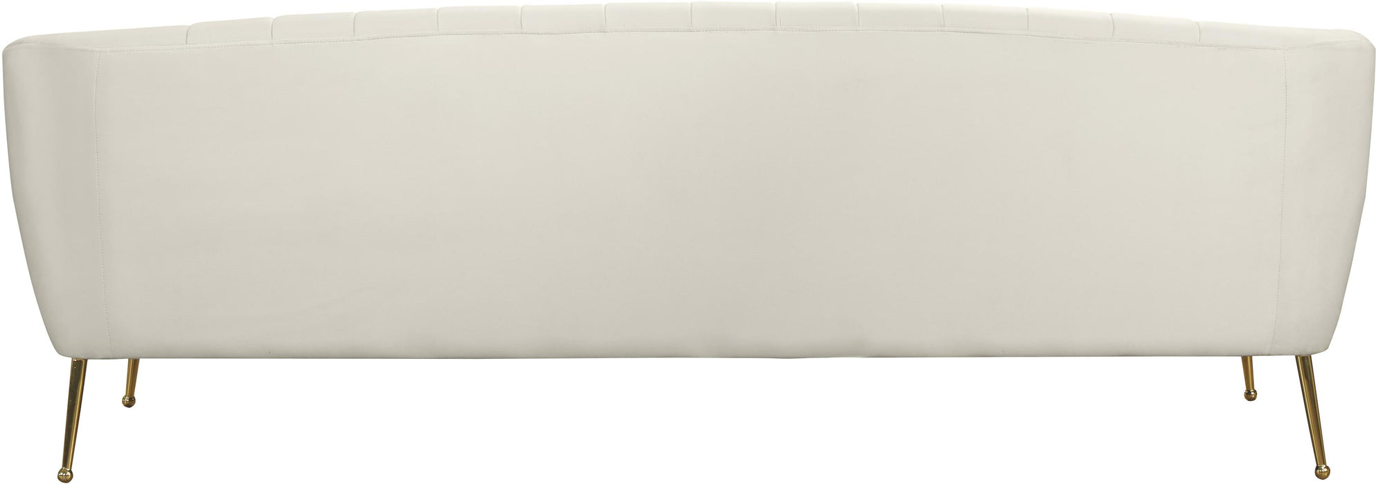 Tori Cream Velvet Sofa