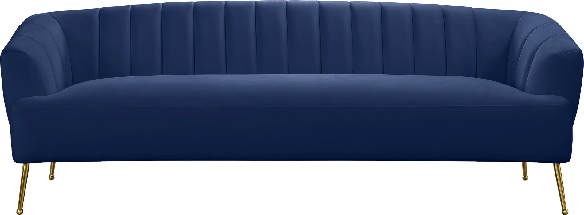Tori Navy Velvet Sofa