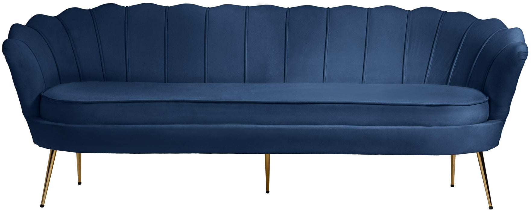 Gardenia Navy Velvet Sofa