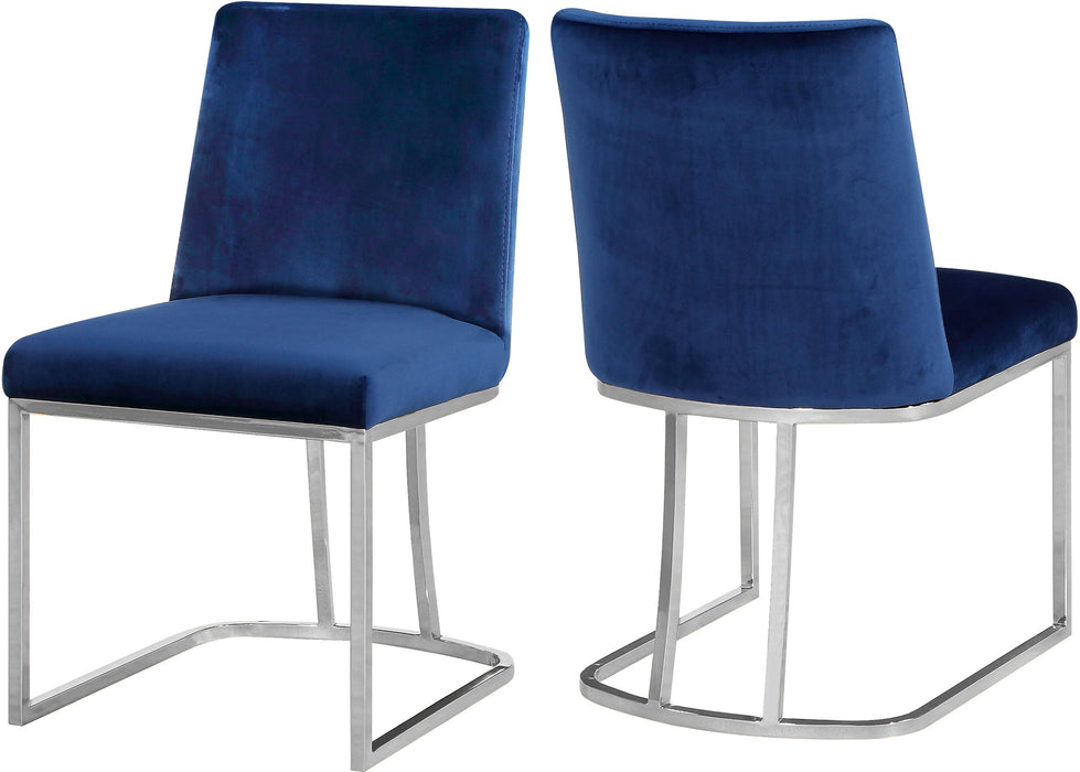Heidi Navy Velvet Dining Chair