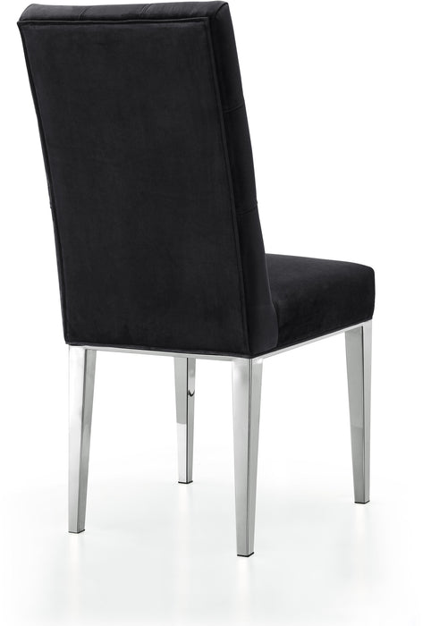 Juno Black Velvet Dining Chair