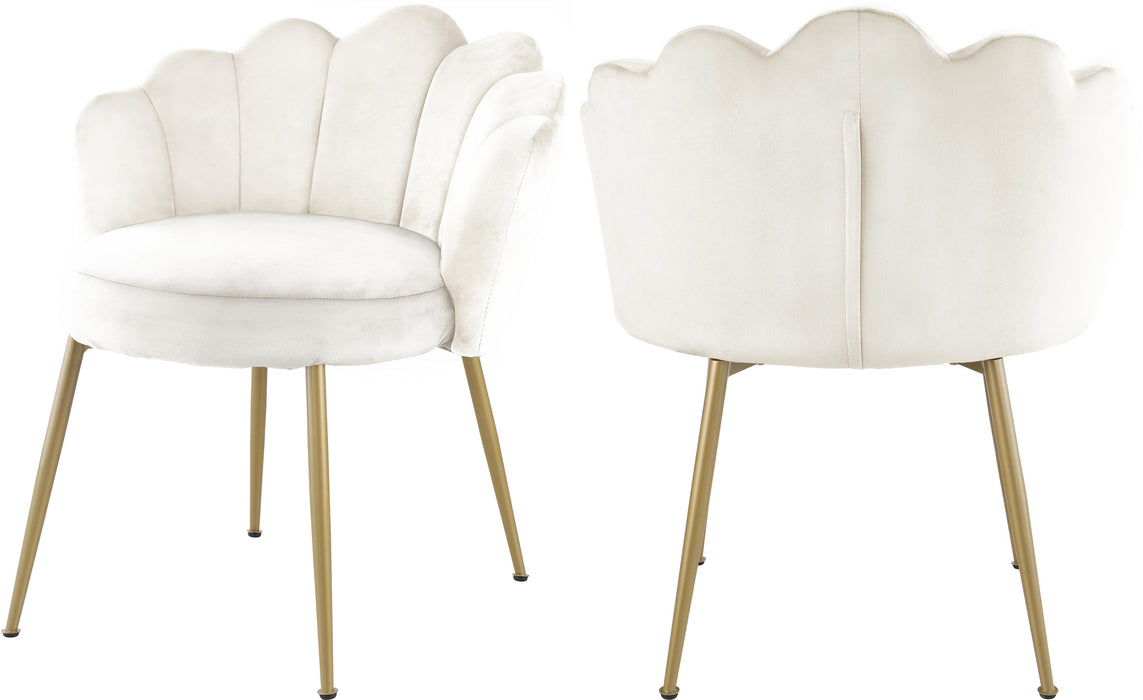 Claire Cream Velvet Dining Chair