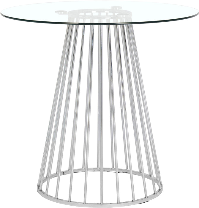 Gio Chrome Counter Height Table