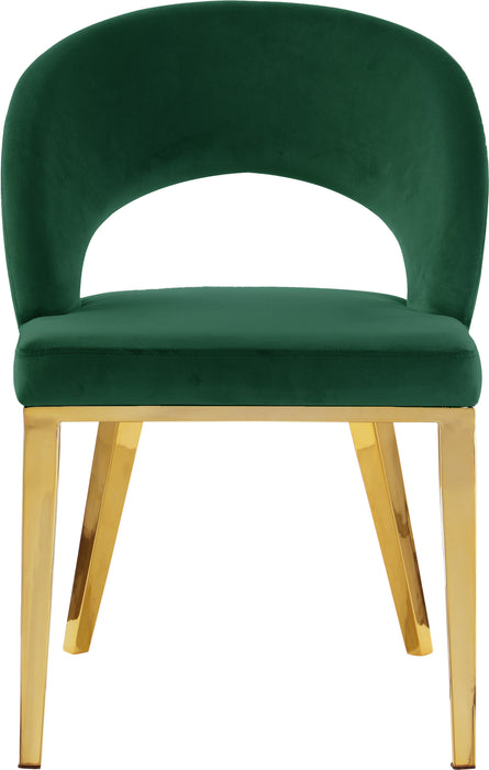 Roberto Green Velvet Dining Chair