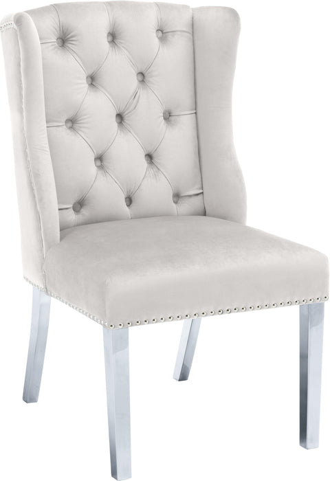 Suri Cream Velvet Dining Chair