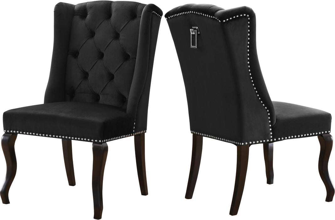 Suri Black Velvet Dining Chair