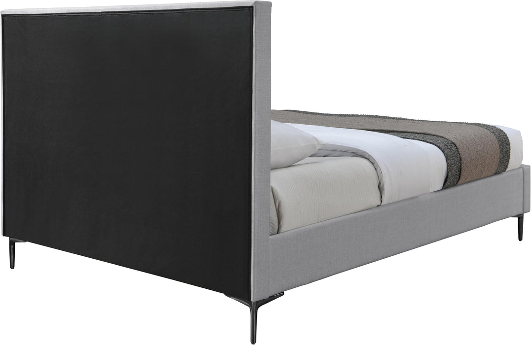Hunter Grey Linen Full Bed