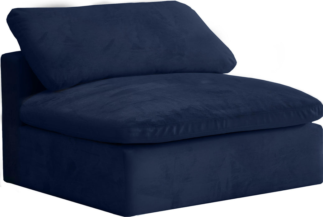 Cozy Navy Velvet Chair
