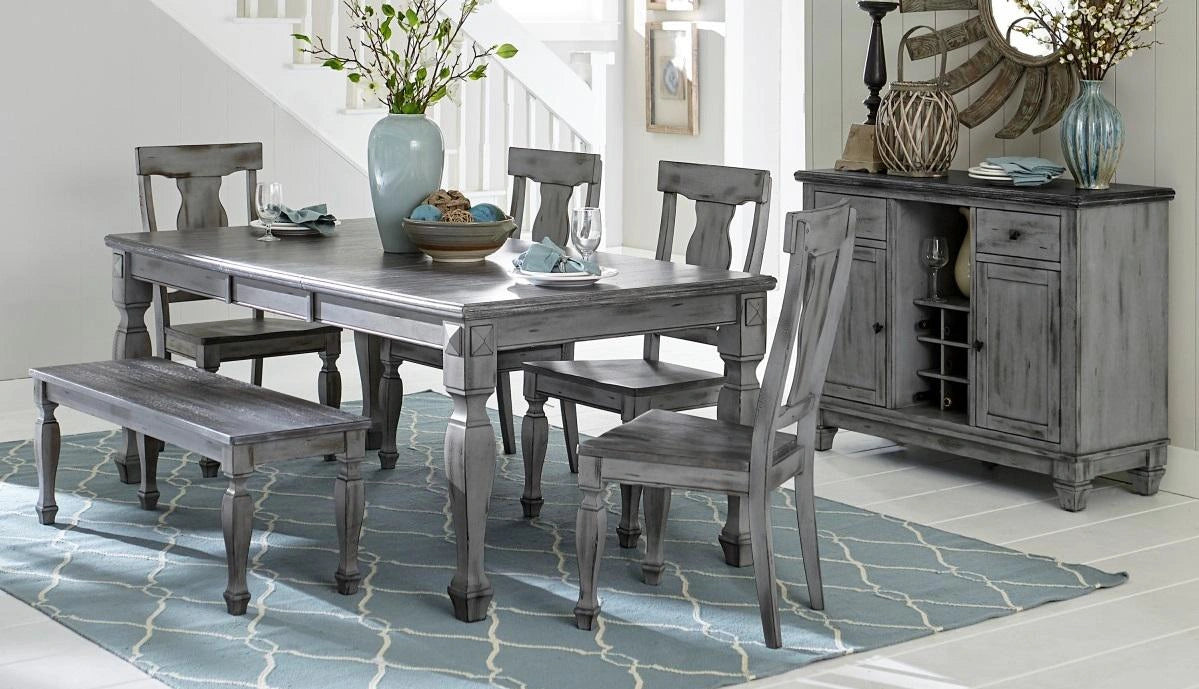 Fulbright Side Chair in Gray (Set of 2)