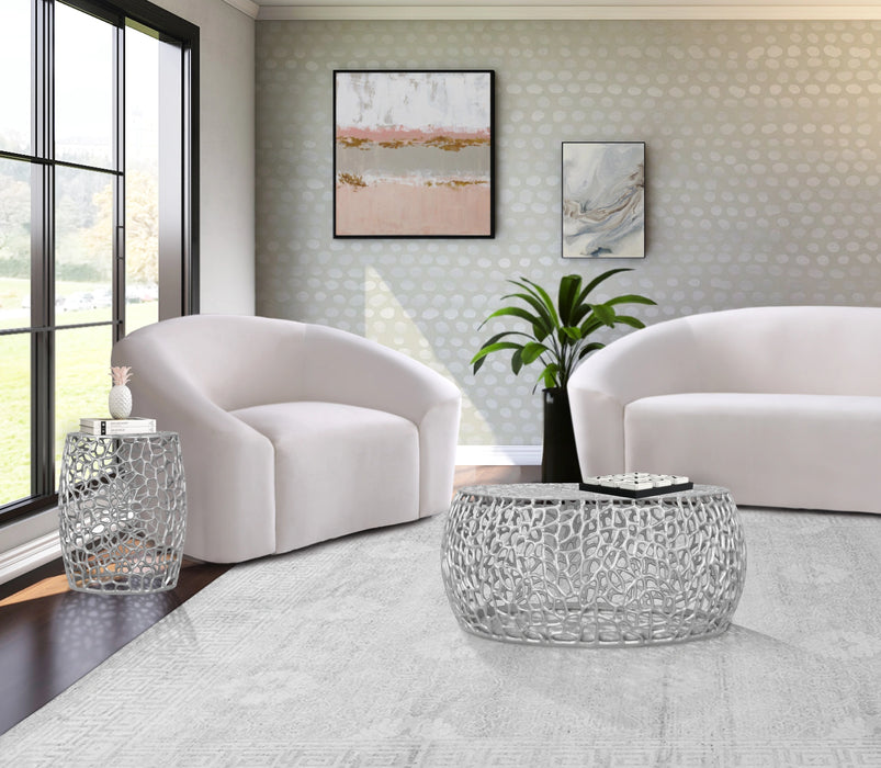 Priya Silver Coffee Table