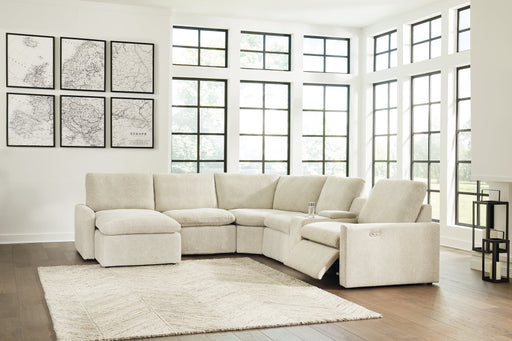 Hartsdale 6-Piece Left Arm Facing Reclining Sectional with Console and Chaise image
